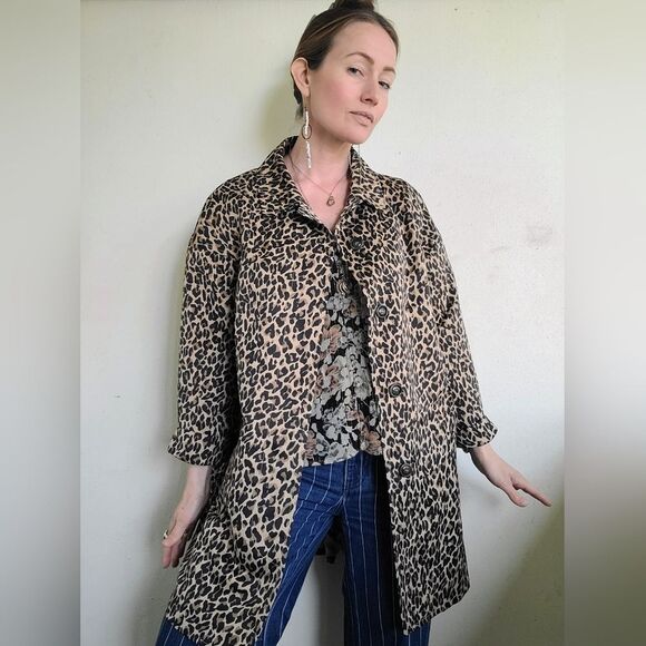 The Preloved Cheetah Print Spring Trench By Weekend MaxMara Size US 4 - Picture 7 of 16
